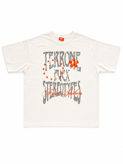 fuck stereotypes T-SHIRT white